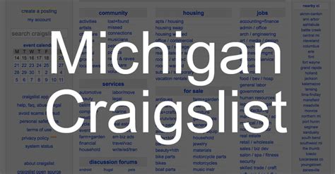 mid michigan craigslist|local craigslist michigan.